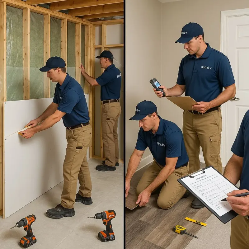 Repairs and Reconstruction process in Great Falls, SC